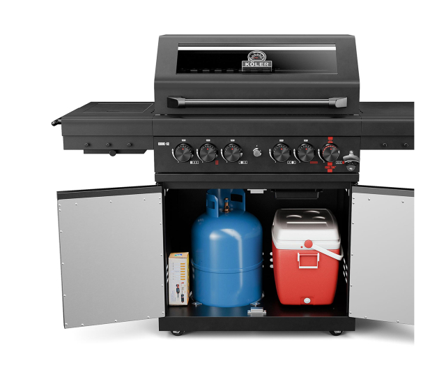 KOLER Grill ogrodowy S2 czarny - 1532906 - zdjęcie 3